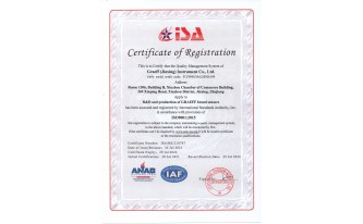 ISO quality management certification